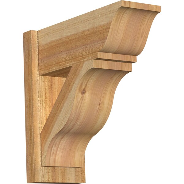 Ekena Millwork Funston Rough Sawn Traditional Outlooker, Western Red Cedar, 8"W x 20"D x 20"H OUT08X20X20FST01RWR - main